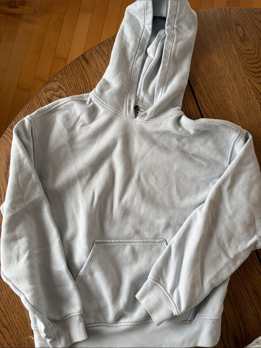 H&M Light Blue Hoodie Sweater